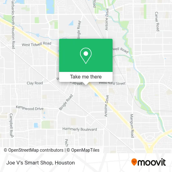 Mapa de Joe V's Smart Shop