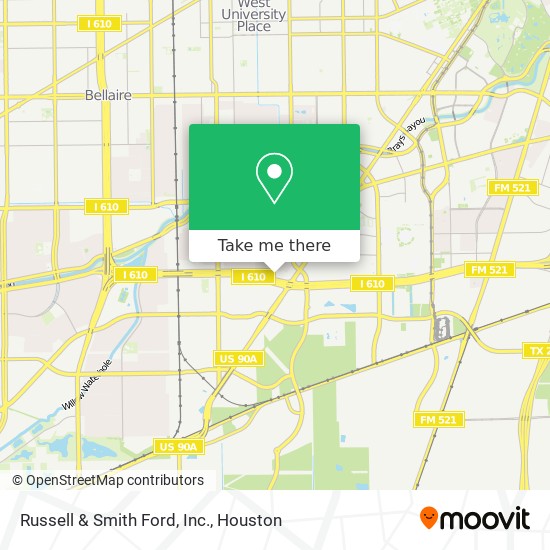 Russell & Smith Ford, Inc. map