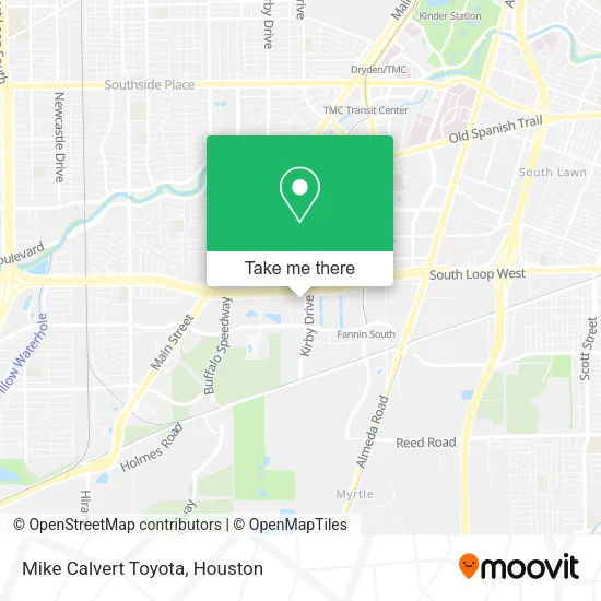 Mike Calvert Toyota map