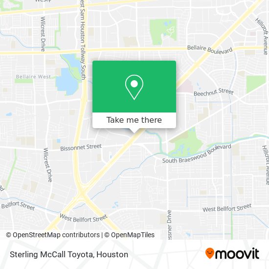 Sterling McCall Toyota map
