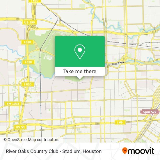 River Oaks Country Club - Stadium map