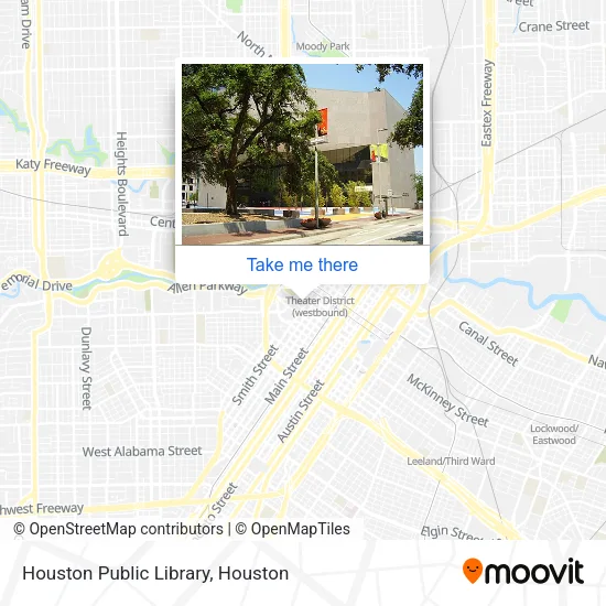 Houston Public Library map