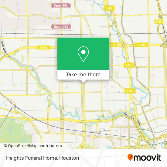 Mapa de Heights Funeral Home