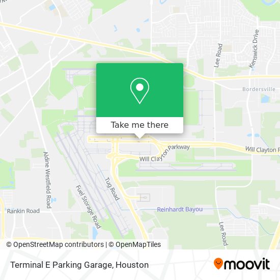 Terminal E Parking Garage map
