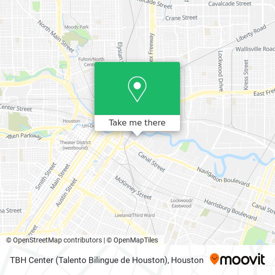 Mapa de TBH Center (Talento Bilingue de Houston)