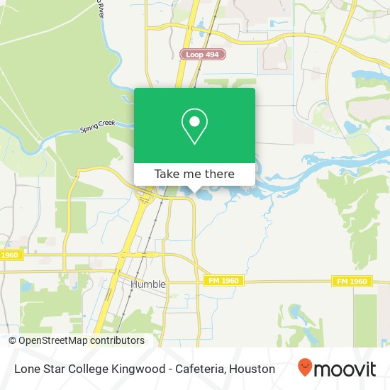 Lone Star College Kingwood - Cafeteria map