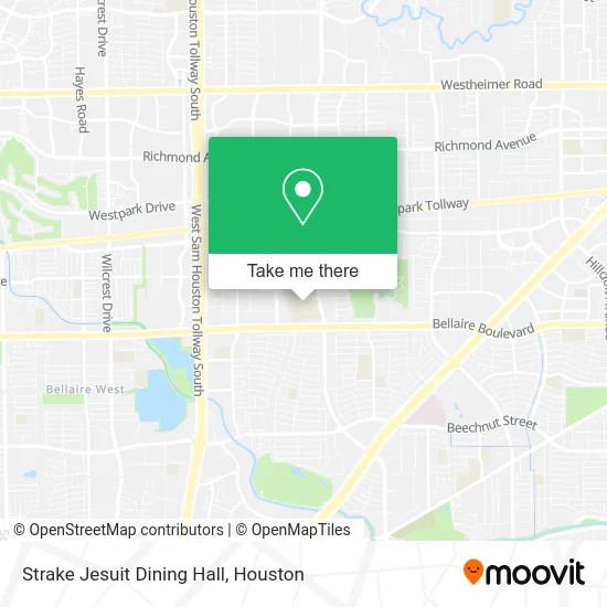Strake Jesuit Dining Hall map