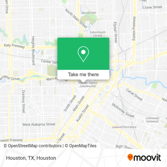 Houston, TX map