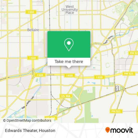 Mapa de Edwards Theater