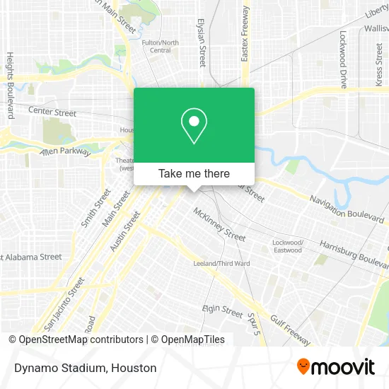 Dynamo Stadium map