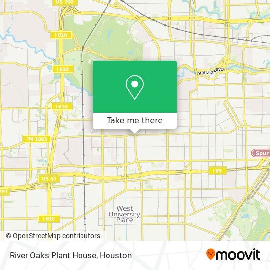 Mapa de River Oaks Plant House