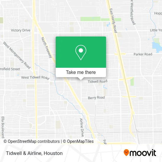 Mapa de Tidwell & Airline
