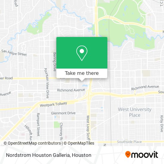 Nordstrom Houston Galleria map