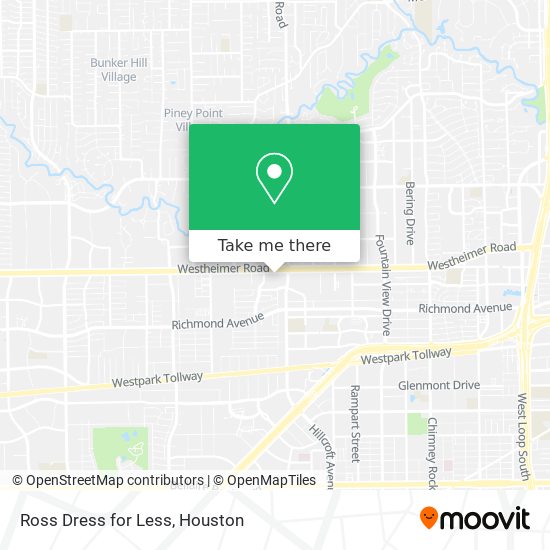 Mapa de Ross Dress for Less