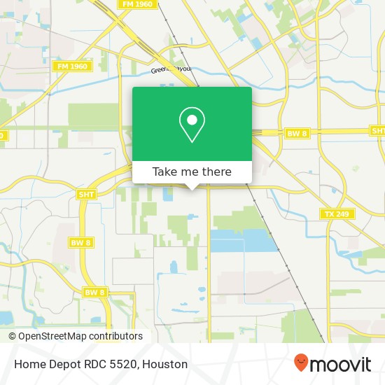 Home Depot RDC 5520 map