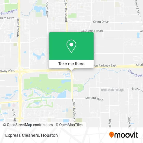 Express Cleaners map