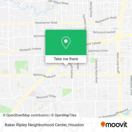 Baker Ripley Neighborhood Center map