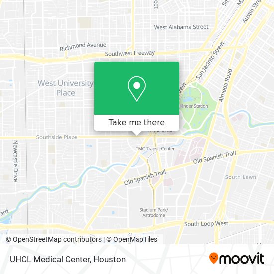 Mapa de UHCL Medical Center