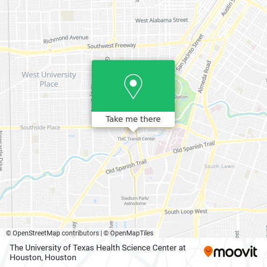 The University of Texas Health Science Center at Houston map