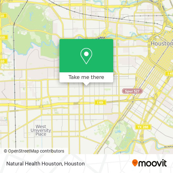 Mapa de Natural Health Houston