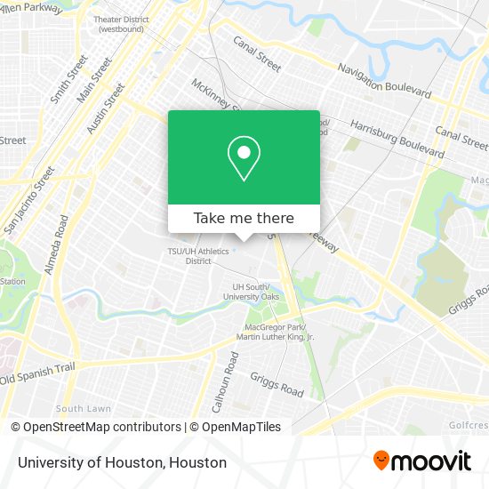 Mapa de University of Houston