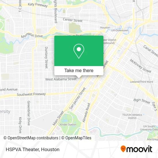 HSPVA Theater map