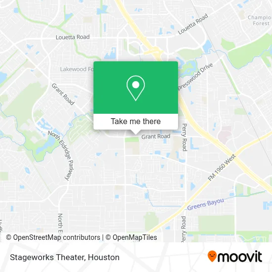 Stageworks Theater map