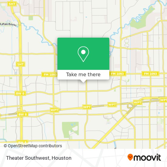 Theater Southwest map