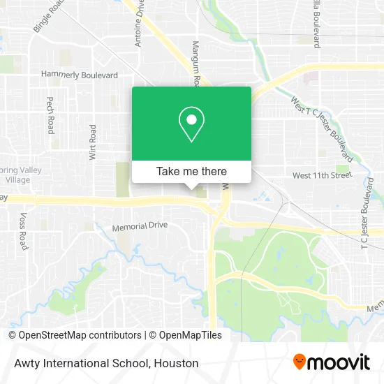 Mapa de Awty International School