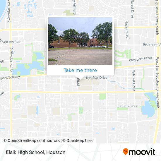 Elsik High School map