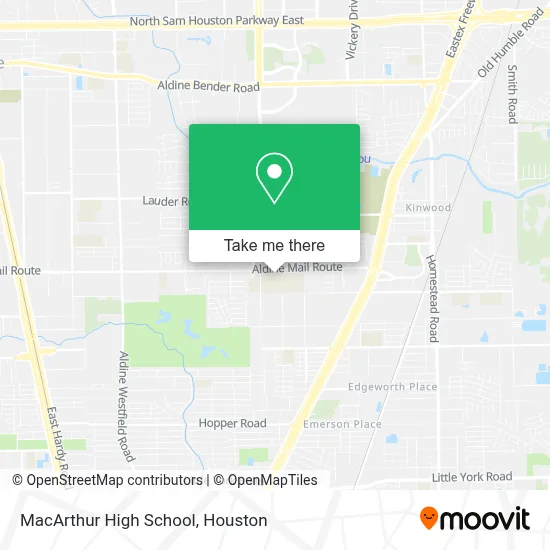 MacArthur High School map