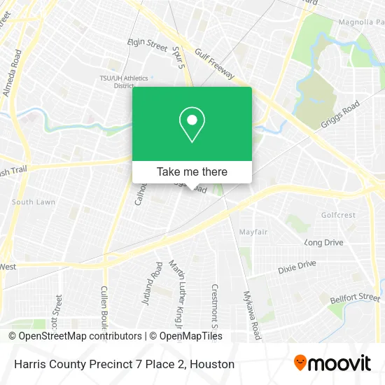 Mapa de Harris County Precinct 7 Place 2