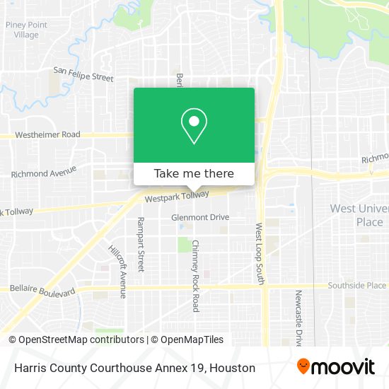 Mapa de Harris County Courthouse Annex 19