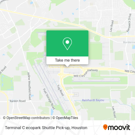Mapa de Terminal C ecopark Shuttle Pick-up
