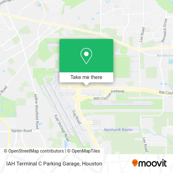 Mapa de IAH Terminal C Parking Garage