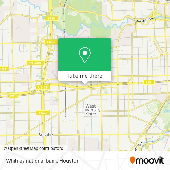 Whitney national bank map