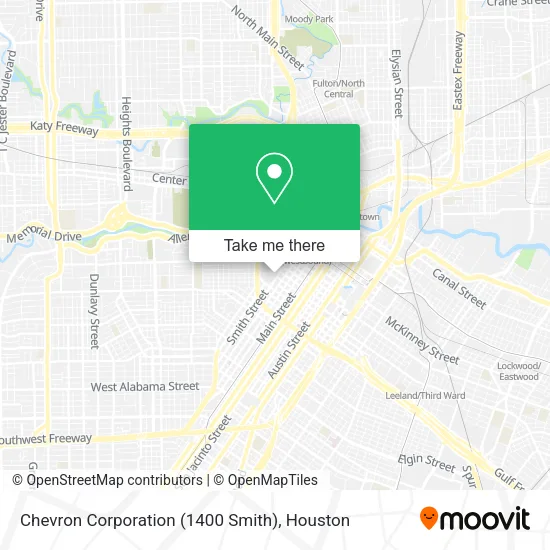 Mapa de Chevron Corporation (1400 Smith)