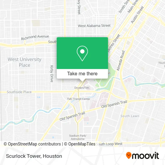 Scurlock Tower map