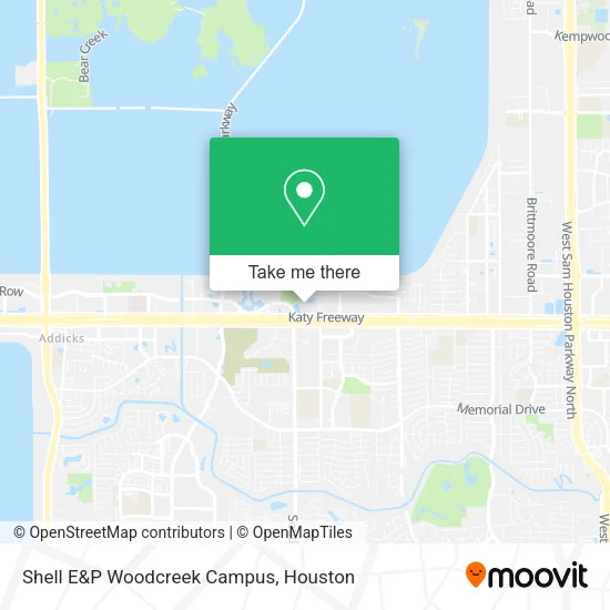 Shell E&P Woodcreek Campus map