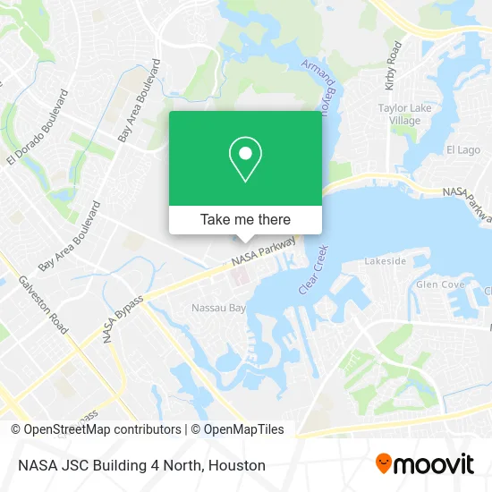 NASA JSC Building 4 North map