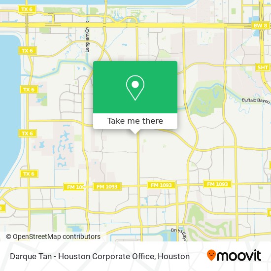 Darque Tan - Houston Corporate Office map