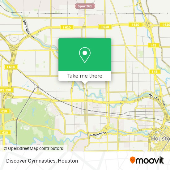 Discover Gymnastics map