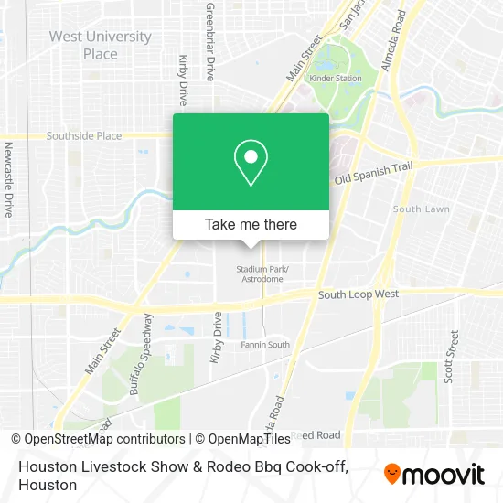 Mapa de Houston Livestock Show & Rodeo Bbq Cook-off