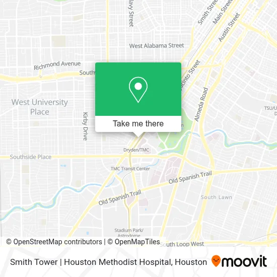 Smith Tower | Houston Methodist Hospital map