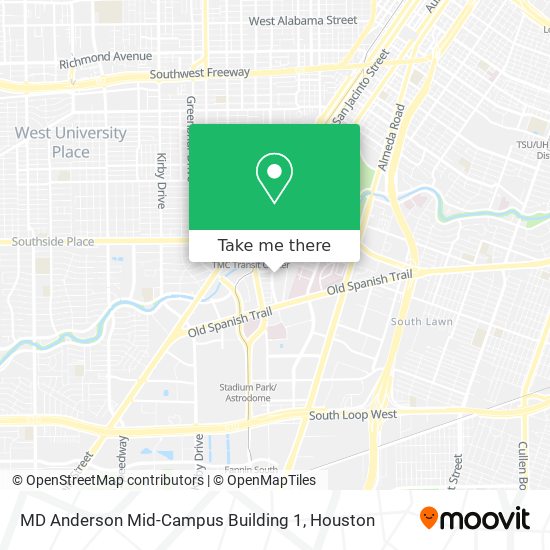 How to get to MD Anderson Mid-Campus Building 1 in Houston by ...
