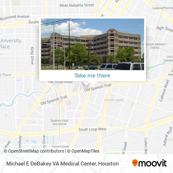Michael E DeBakey VA Medical Center map