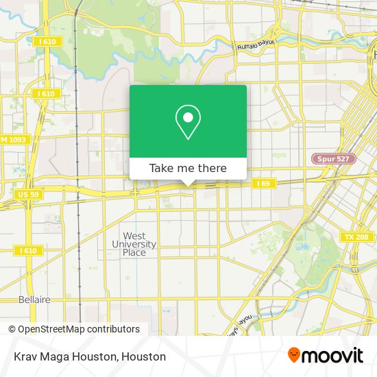 Krav Maga Houston map