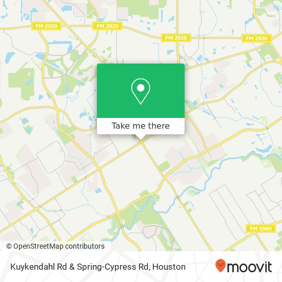 Mapa de Kuykendahl Rd & Spring-Cypress Rd