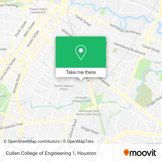 Mapa de Cullen College of Engineering 1