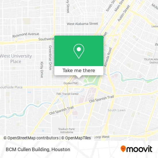 BCM Cullen Building map